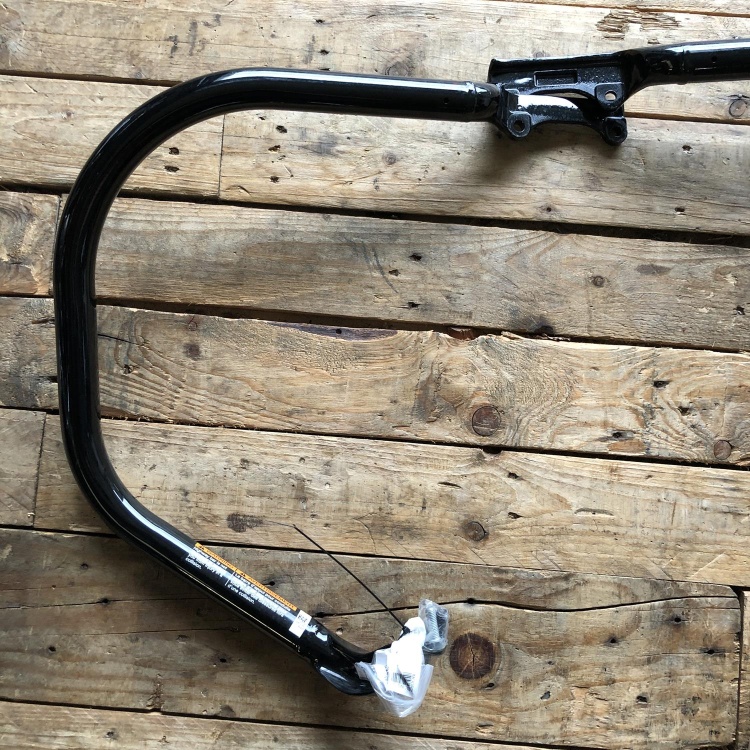 Indian Chieftain front highway bars in cruiser black